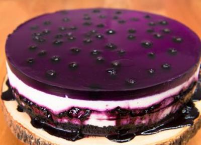 طرز تهیه چیز کیک با ژله